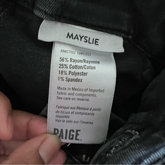 Paige Faded Mist ‘Mayslie’ Mid-Rise Jogger Jeans | Size 30| - Picture 10 of 11